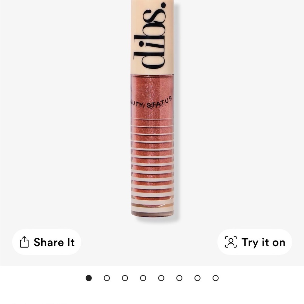 dibs. Glossy balm color:mimis